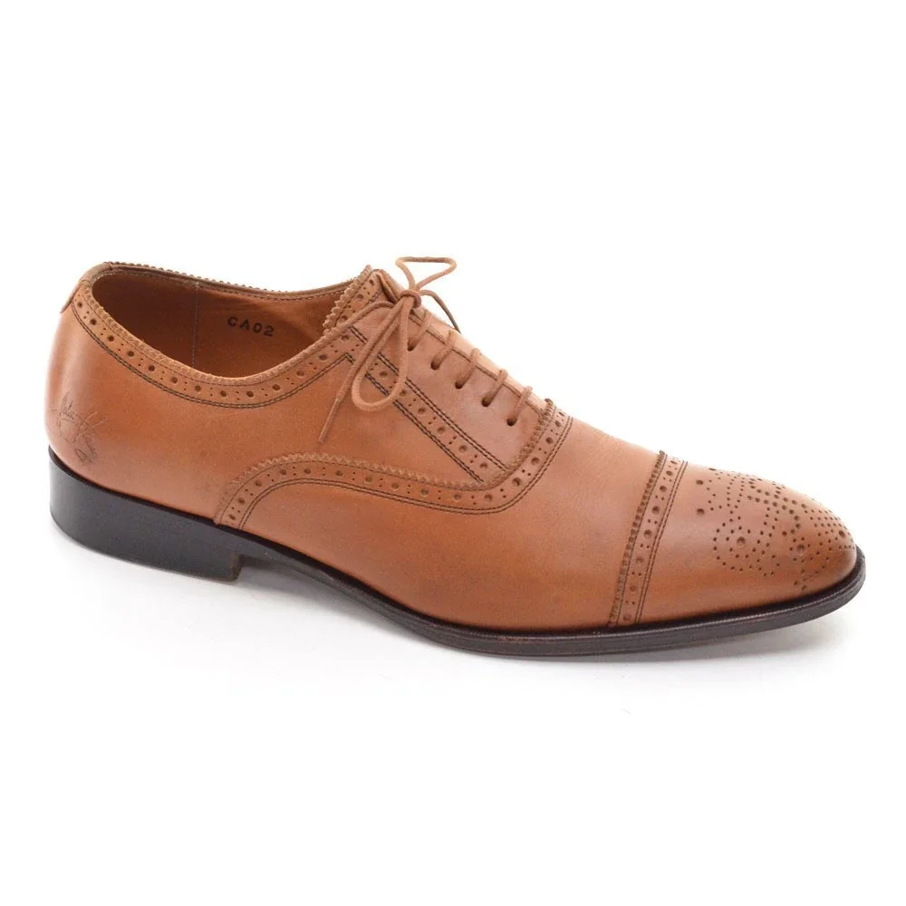 Men John Fluevog Brandenburg Brogue Cap Toe Oxfords 8.5
